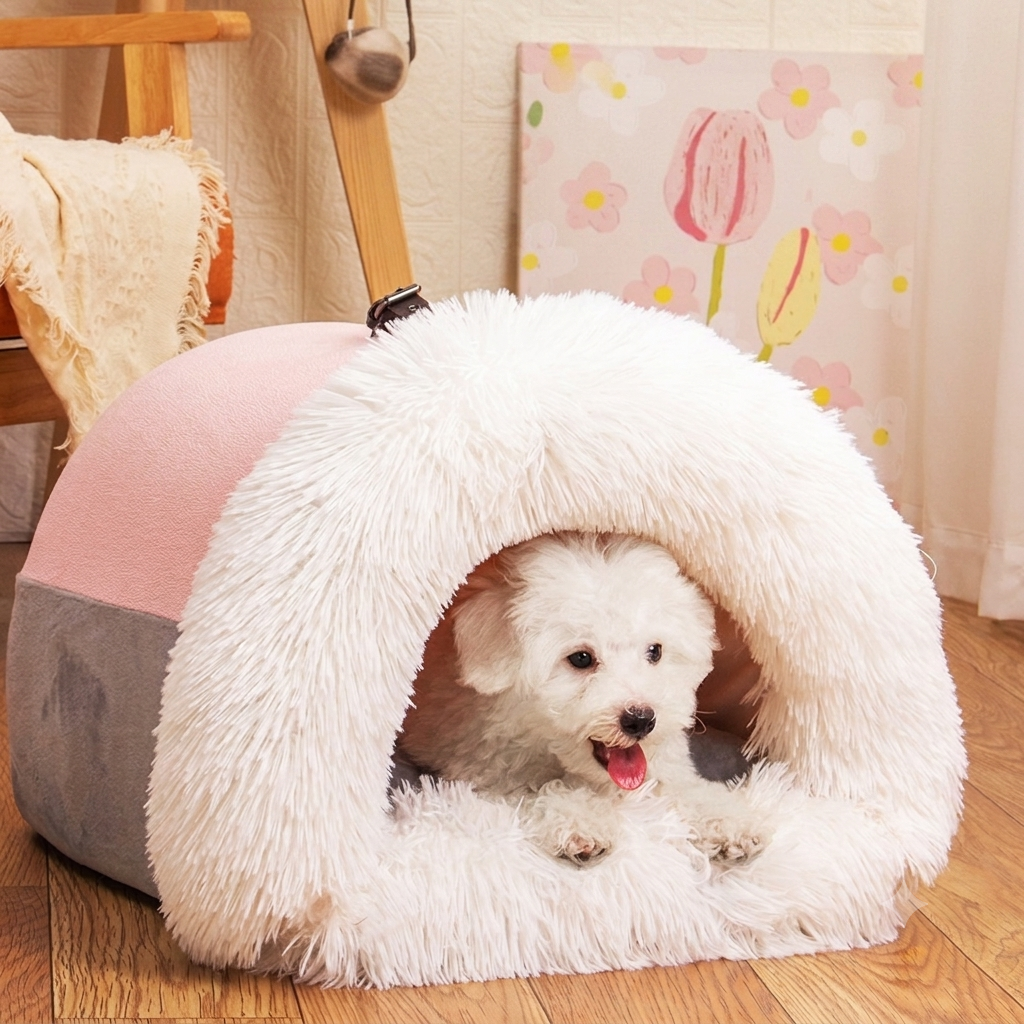 Cuccia Portatile Super Soffice: Il Letto Perfetto per l'Inverno